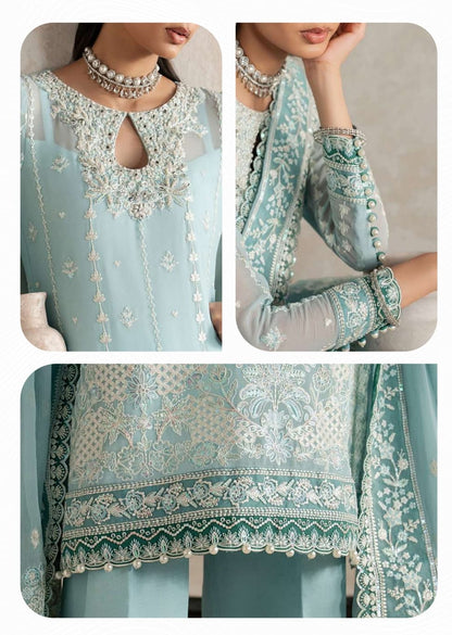 Gulaal Unstitched Embroidered Chiffon