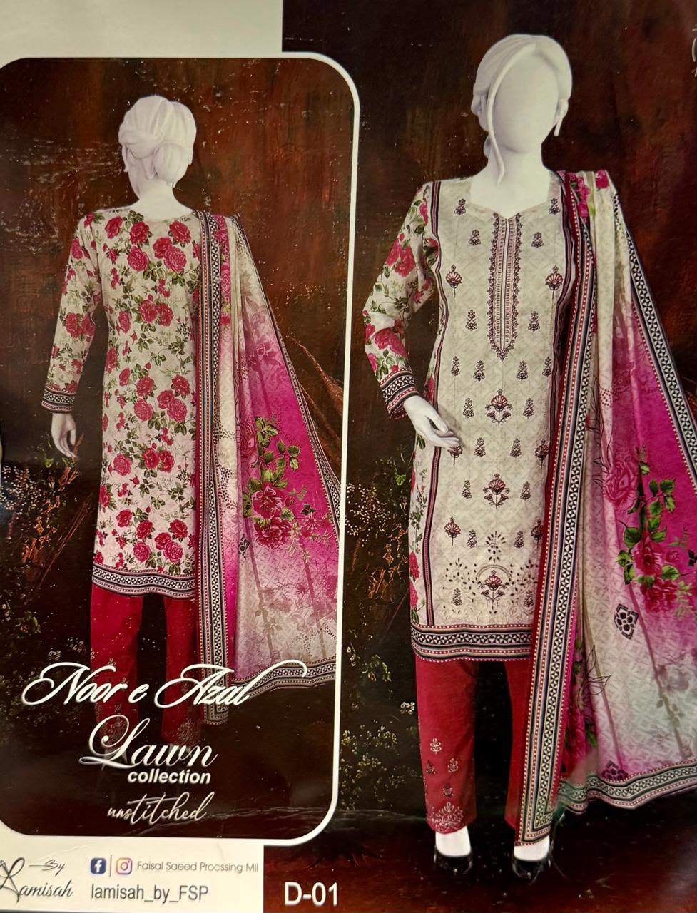 Noor e Azal Lawn 2026 Collection