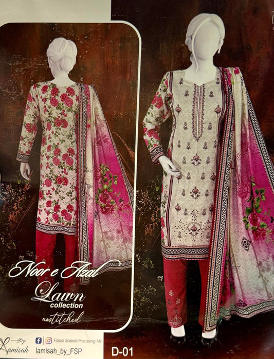 Noor e Azal Lawn 2026 Collection