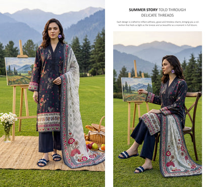 ELAYA PRINTS PREMIUM DROP 106 Lawn Prints