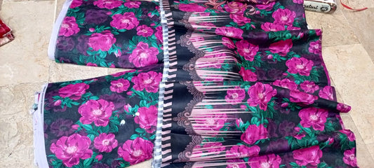 Mix Brand 3 Pcs Digital  Printed Lawn Al-Karam Kasturi