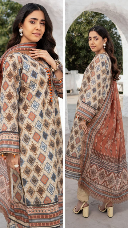 Colors Digital Printed Lawn