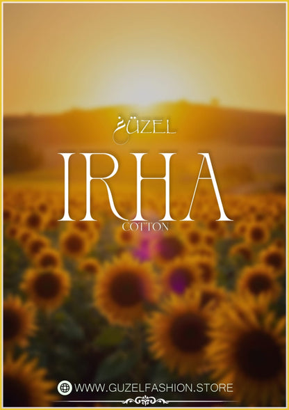 IRHA  GUZEL  Luxury Cotton 3 Pc Stitched Collection