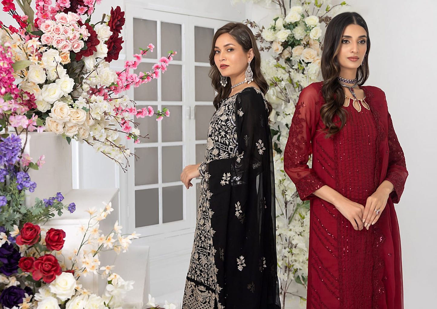 Bahar Ready to Wear Festive Stitched Chiffon