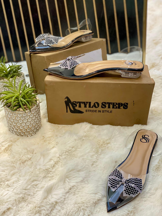 Crystal Luxe Mules