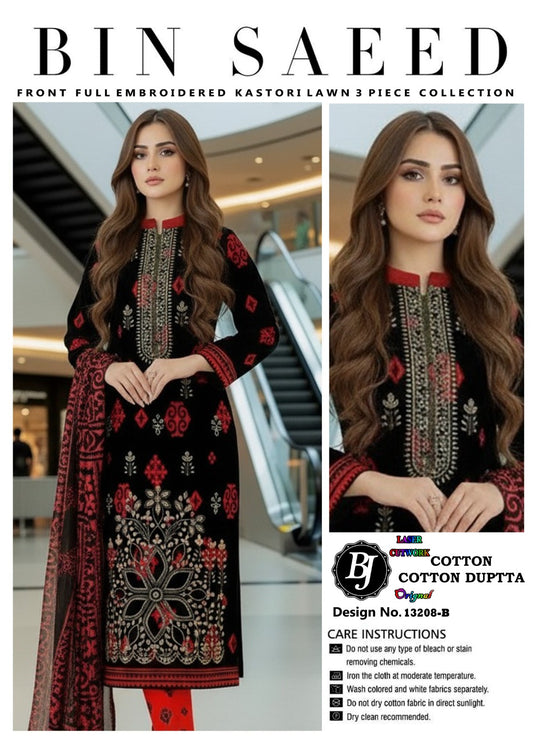 Bin Saeed Lawn Embroidered Collection BJ