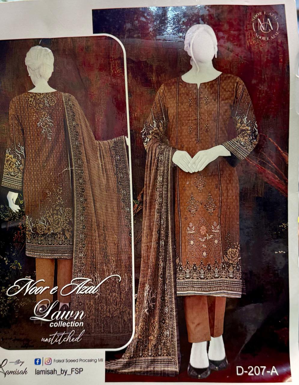 Noor e Azal Lawn 2026 Collection