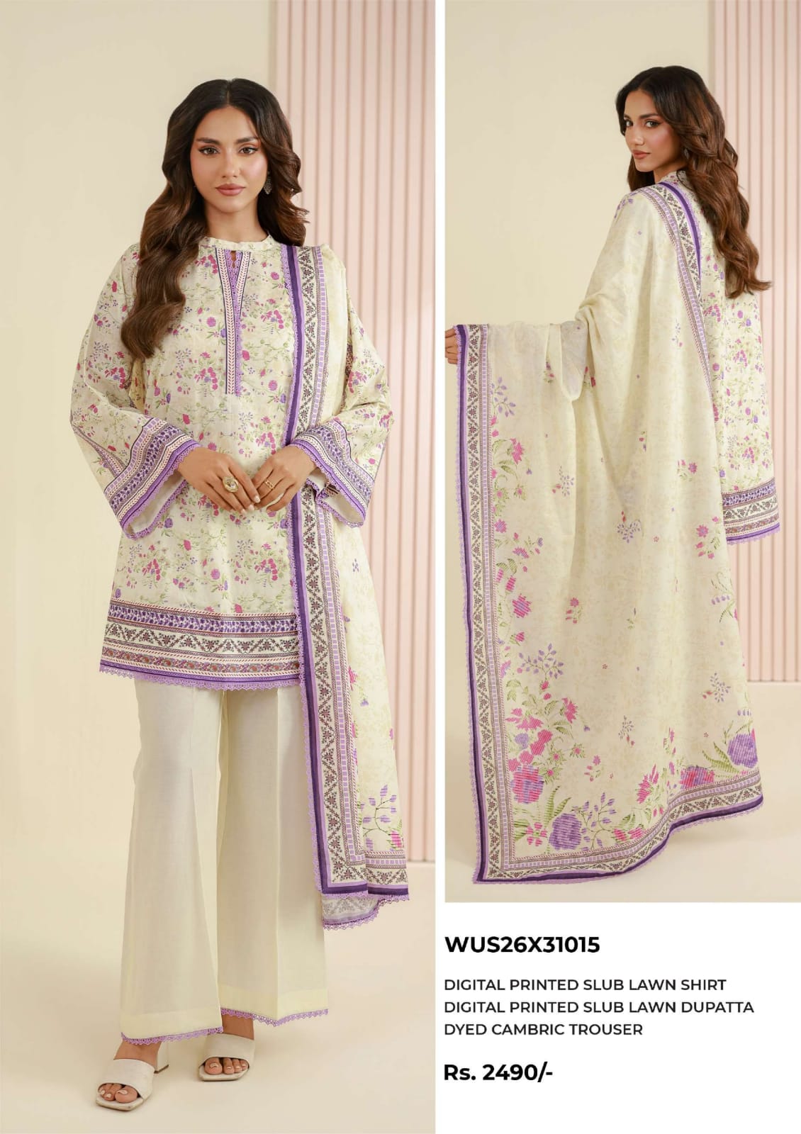 ZELLBURY LAWN Printed 3 PIECE Collection VOL-6 2026