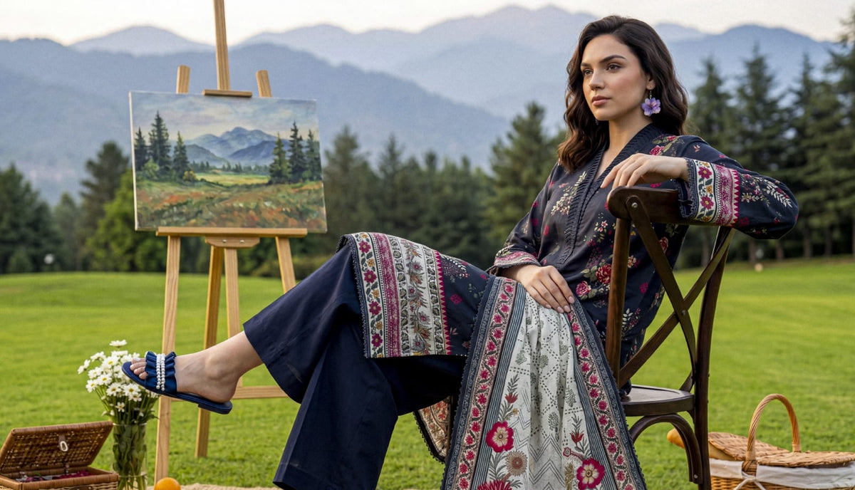ELAYA PRINTS PREMIUM DROP 106 Lawn Prints