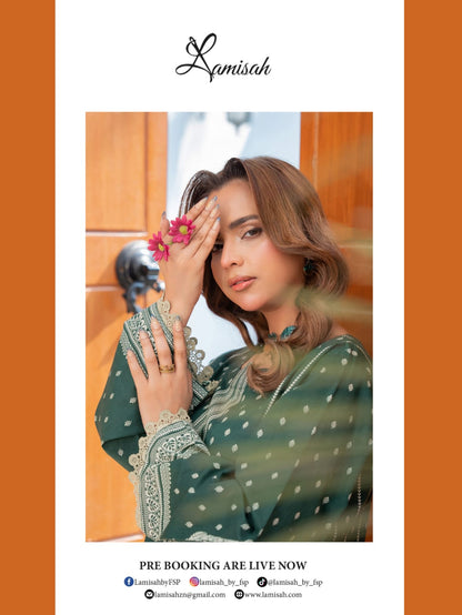 Bin Naeem DIGITAL PRINTED LAWN platinum