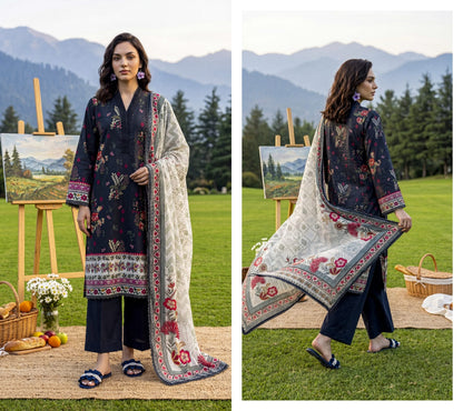 ELAYA PRINTS PREMIUM DROP 106 Lawn Prints