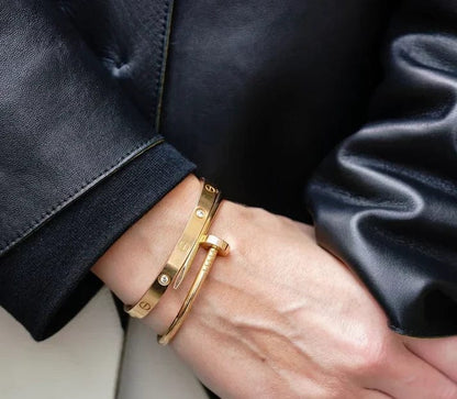 stainless steel bangles two