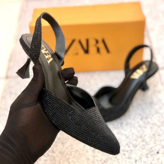 ZARA Stone Heels