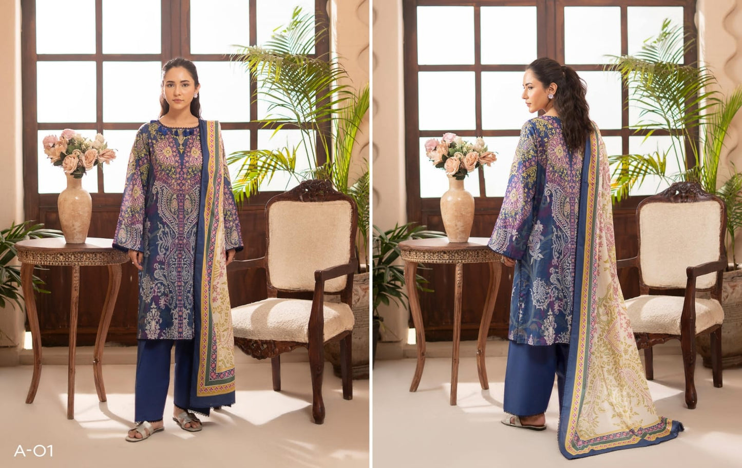 RIVAH Digital Printed Lawn Suit