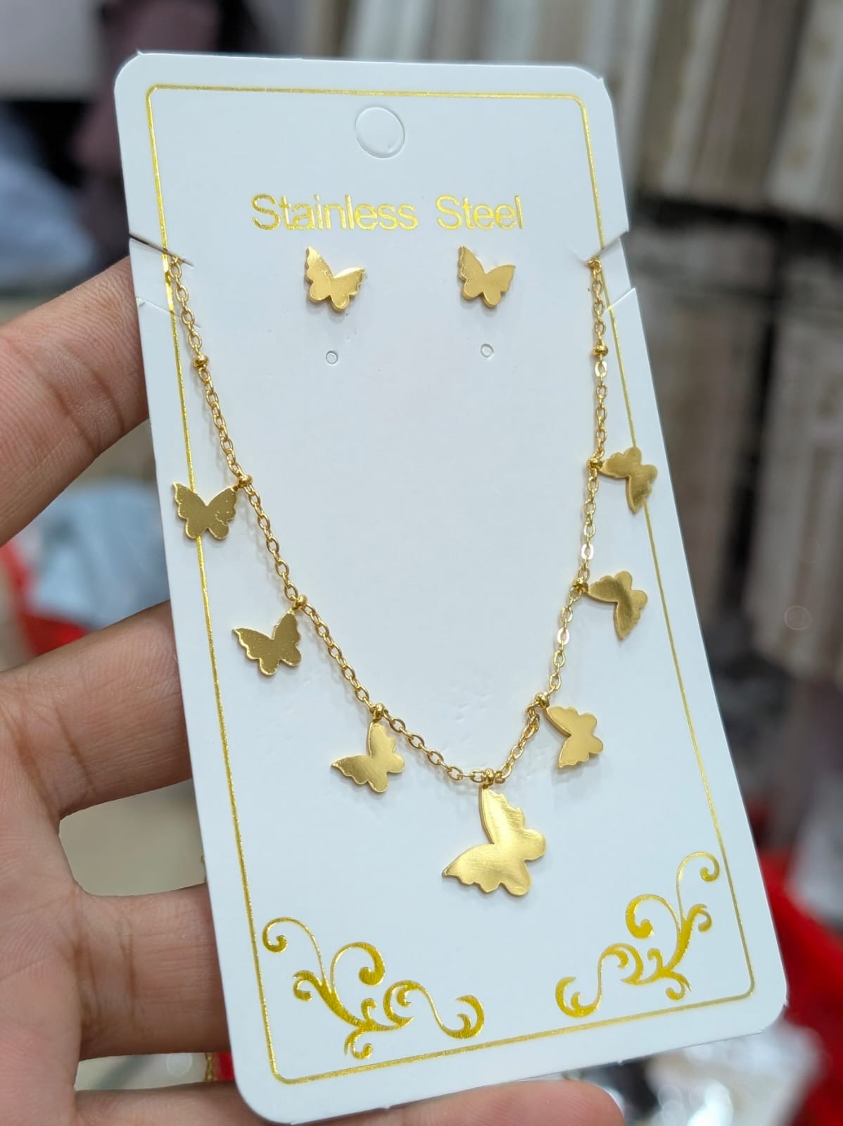 Stainless Steel Locket Set