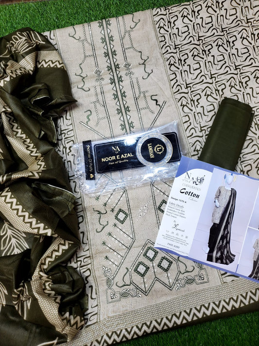 NooR Azal Embroidered 3 Pcs Collection