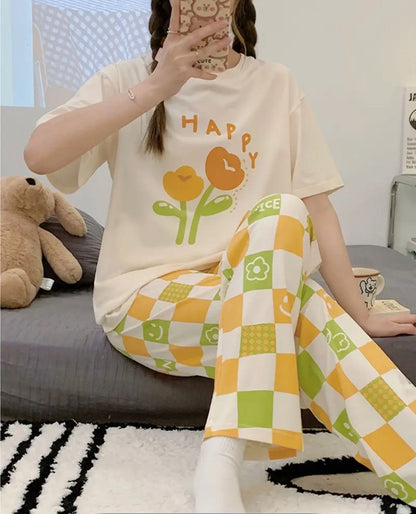 Printed Night Suit