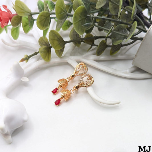 GOLD PLATED MICRO ZIRCON EARRINGS