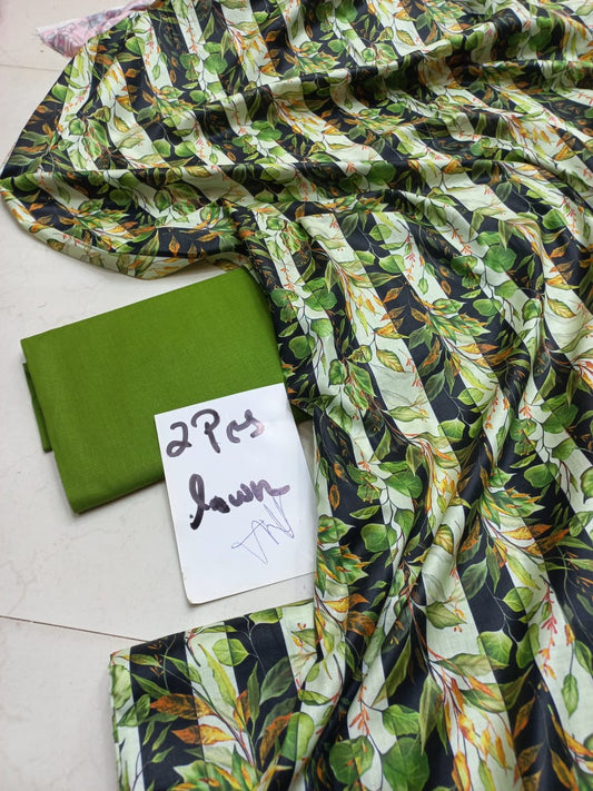AL-KARAM KASTURI PRINTED LAWN COLLECTION 2 Pcs