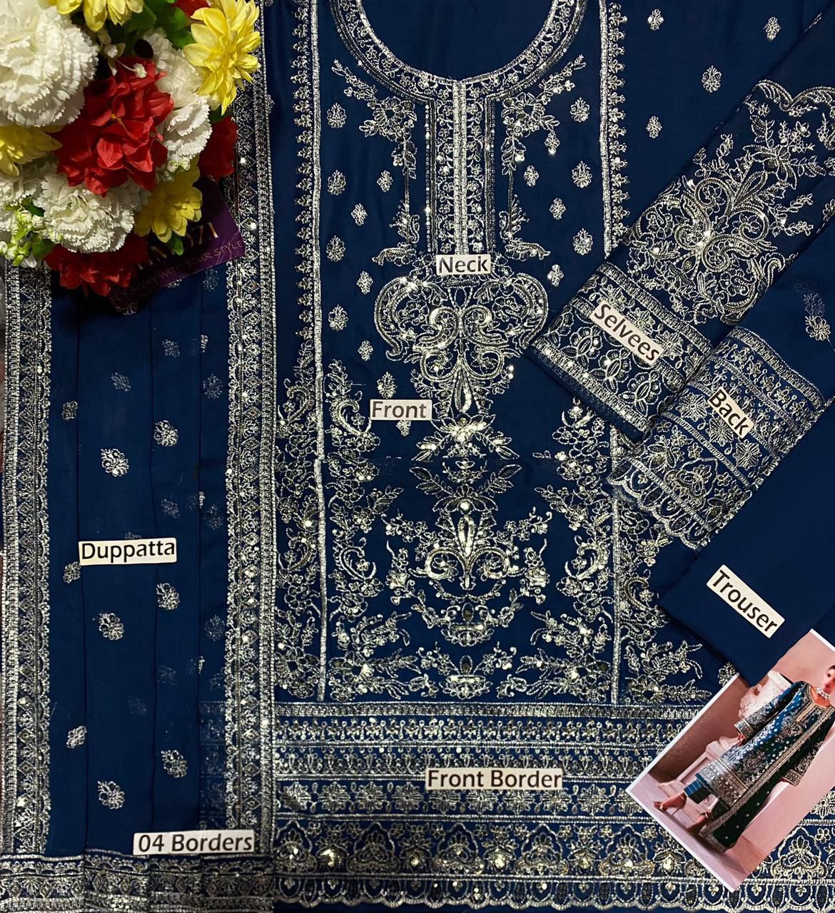 Gulal Chiffon Embroidered Collection