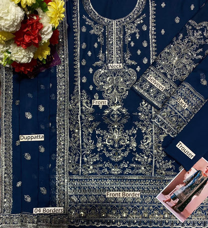 Gulal Chiffon Embroidered Collection