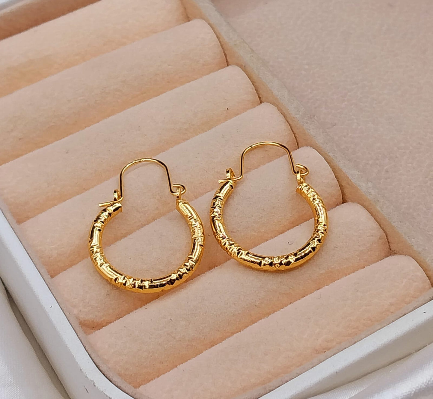 China gold plated earrings Bali