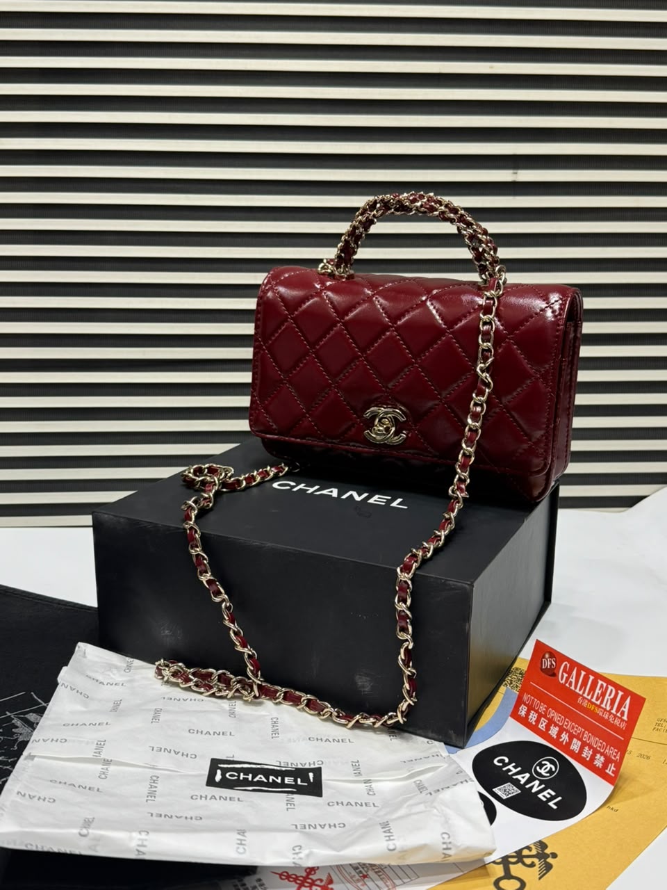 Chanel Top Handle Flap Bag