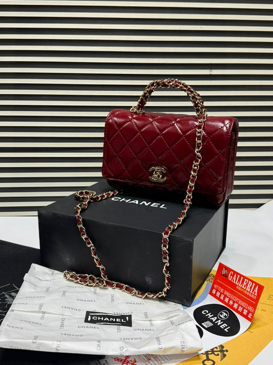 Chanel Top Handle Flap Bag