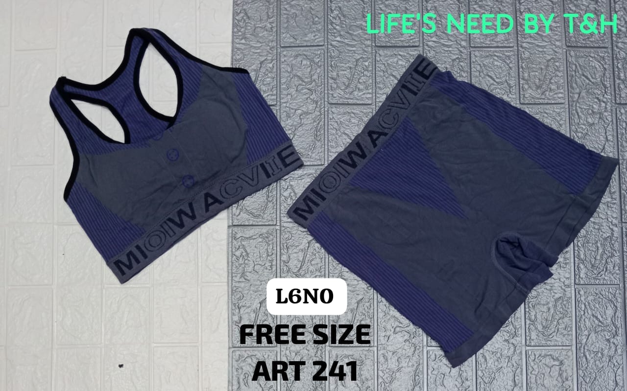 Sports Bra with boxer