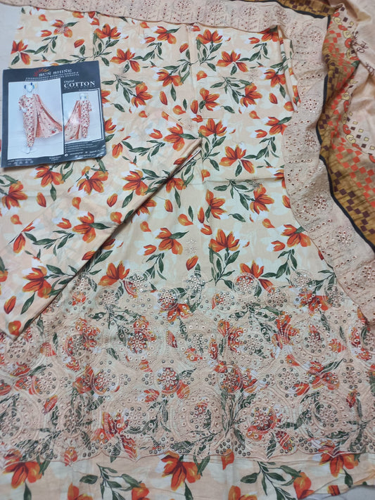 Sun Shine Lawn Embroidery