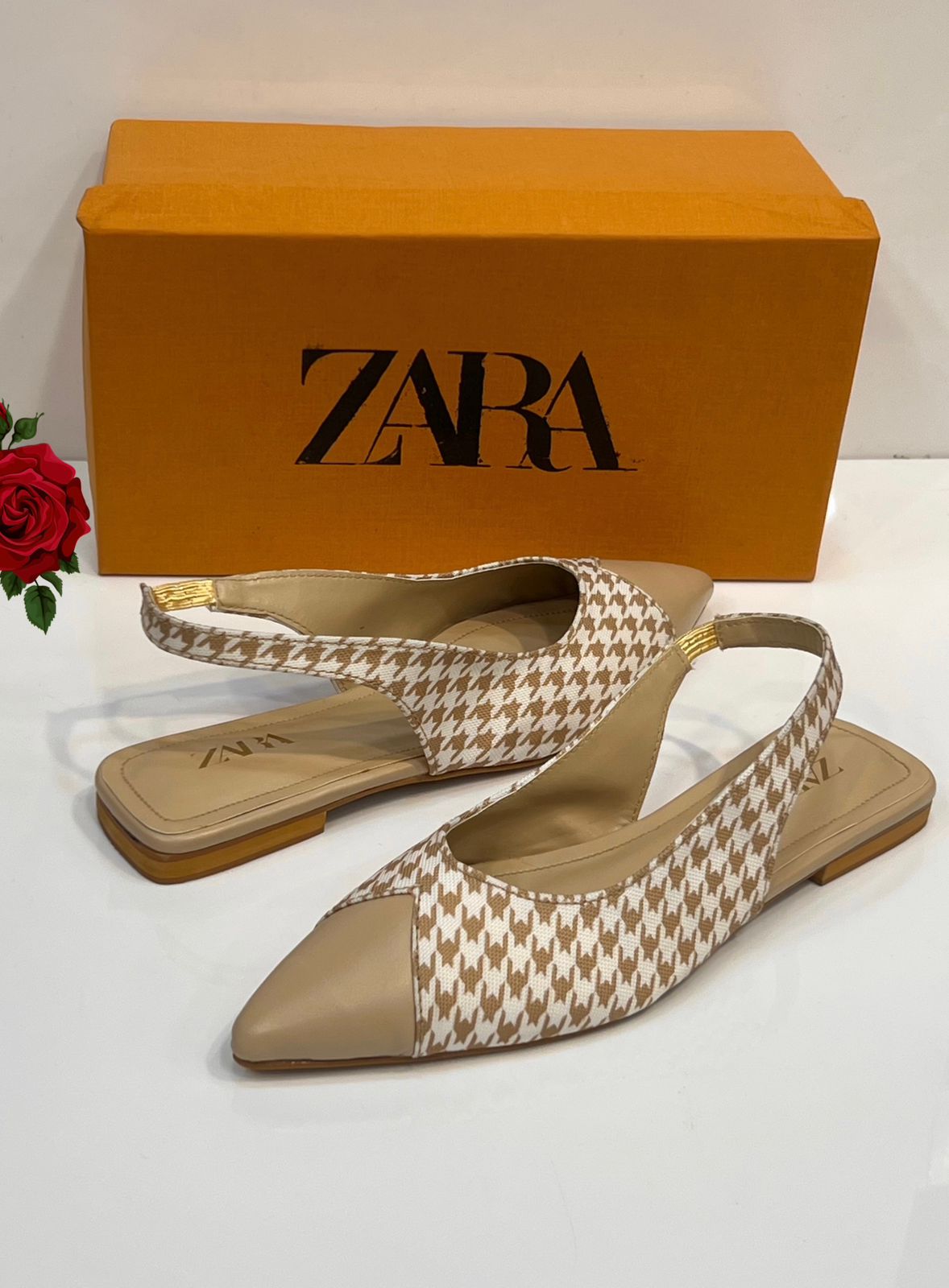 Zara flat pumps