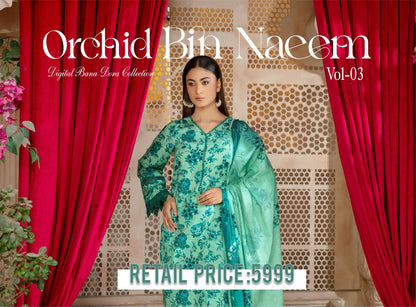 Orchid BiN Naeem Bana Dora Luxury Lawn