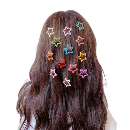 10 Pcs star pins card