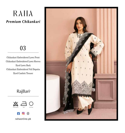 RAHA  PREMIUM CHIKANKARI