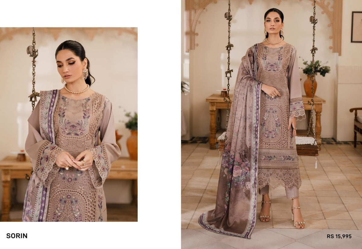 Naqsh By Bin Ilyas Embroidered Heavy Lawn