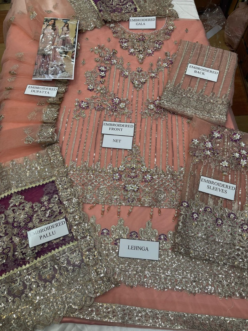 Imrozia Net Embroiderey Collection
