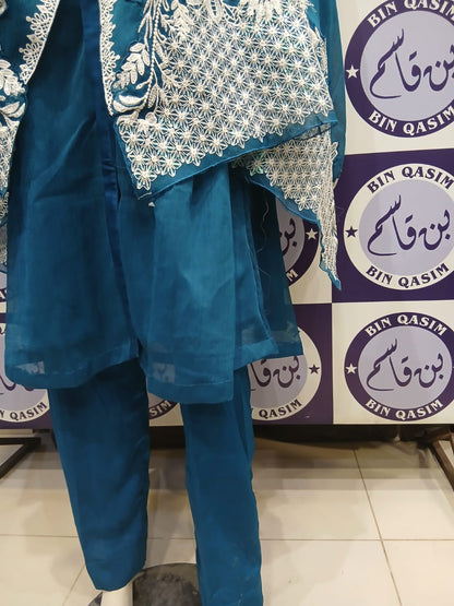 AZURE CHIFFON EMBROIDERED COLLECTION