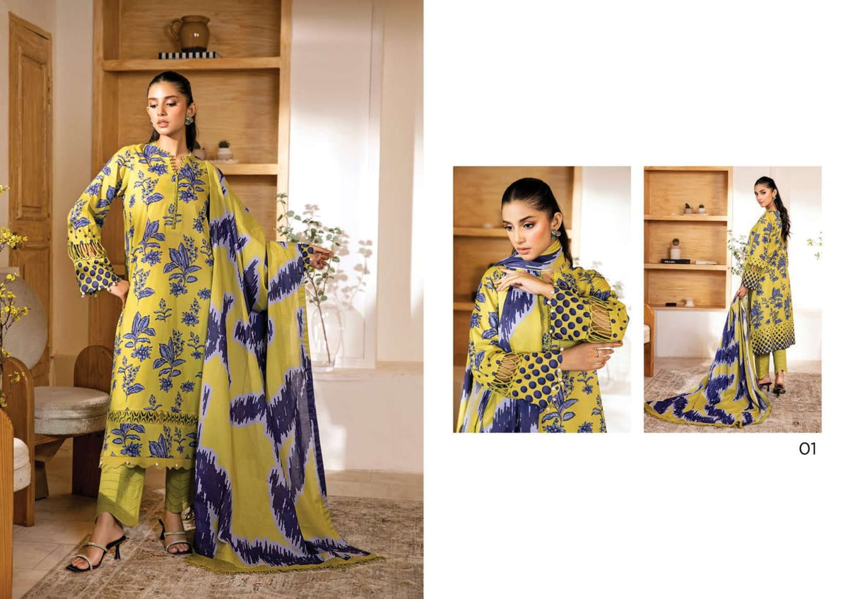 MARIA-B MBASIC ELAHÈH DIGITAL PRINTED LAWN COLLECTION