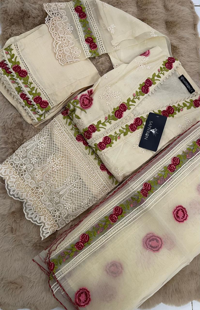 Regalia Organza Embroidered Stitch Collection