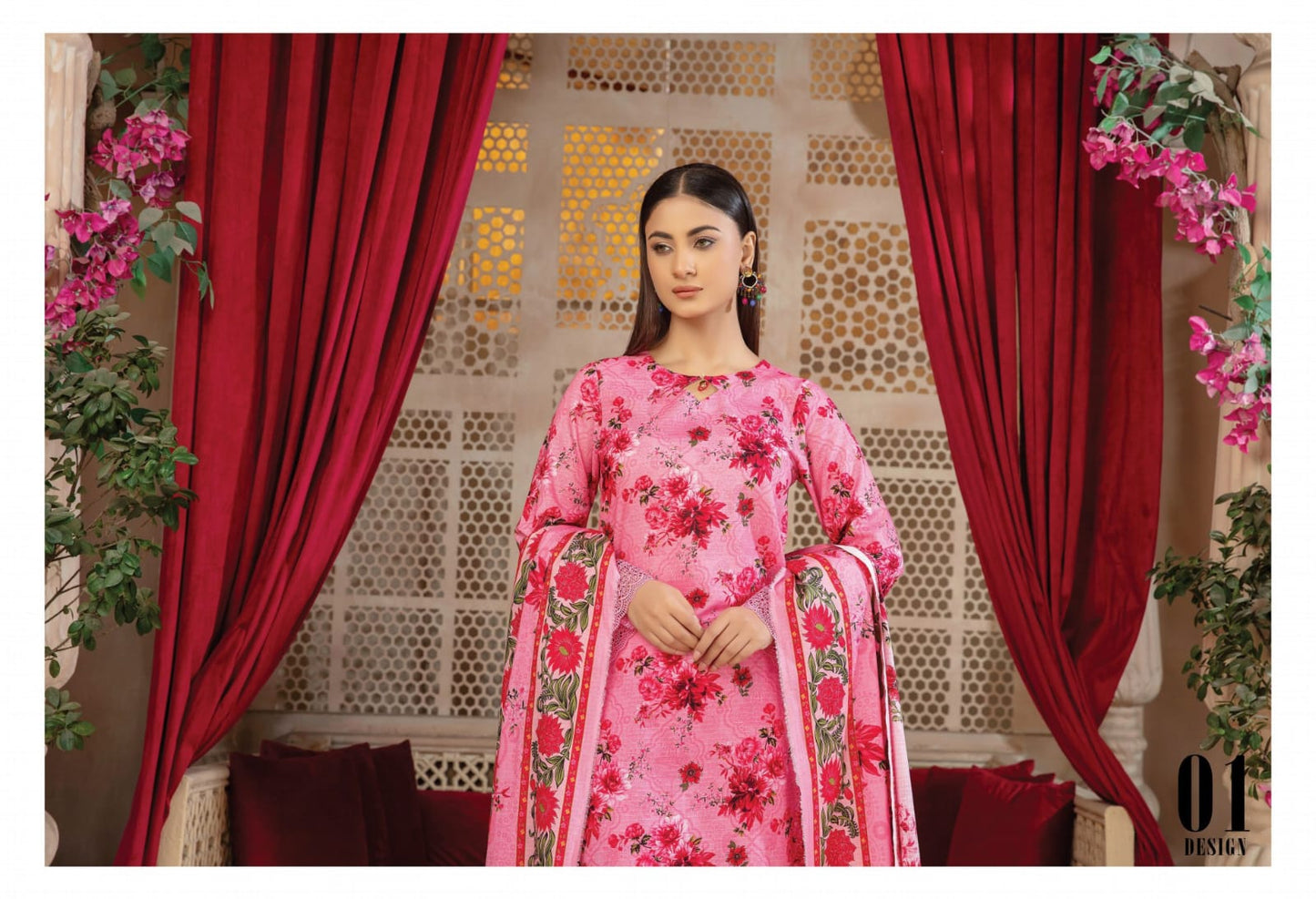 Orchid BiN Naeem Bana Dora Luxury Lawn