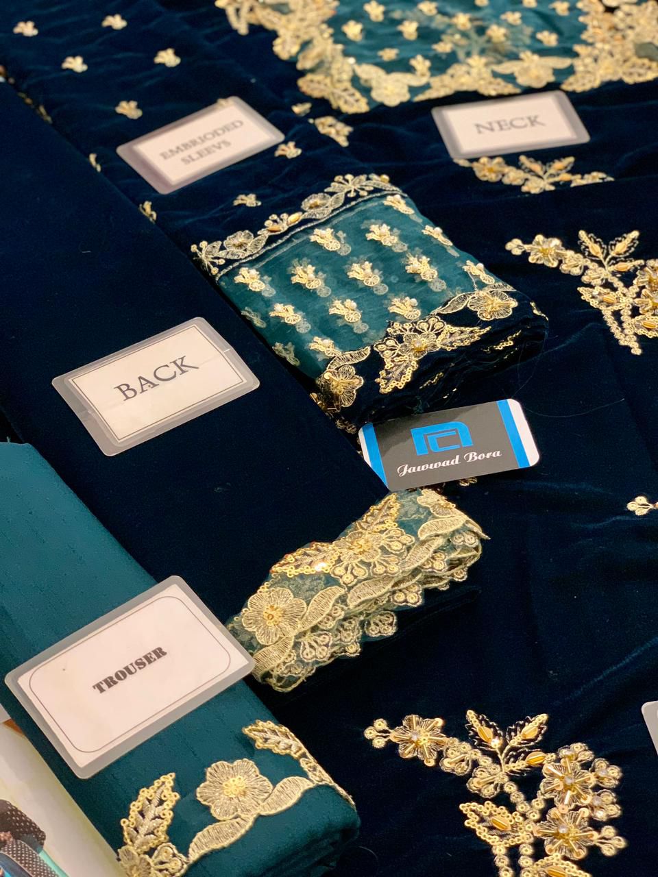 AFROZEH Velvet Embroidered Winter Collection