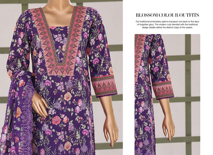 Samira Digital Printed Embroidered Chikankari Lawn Collection