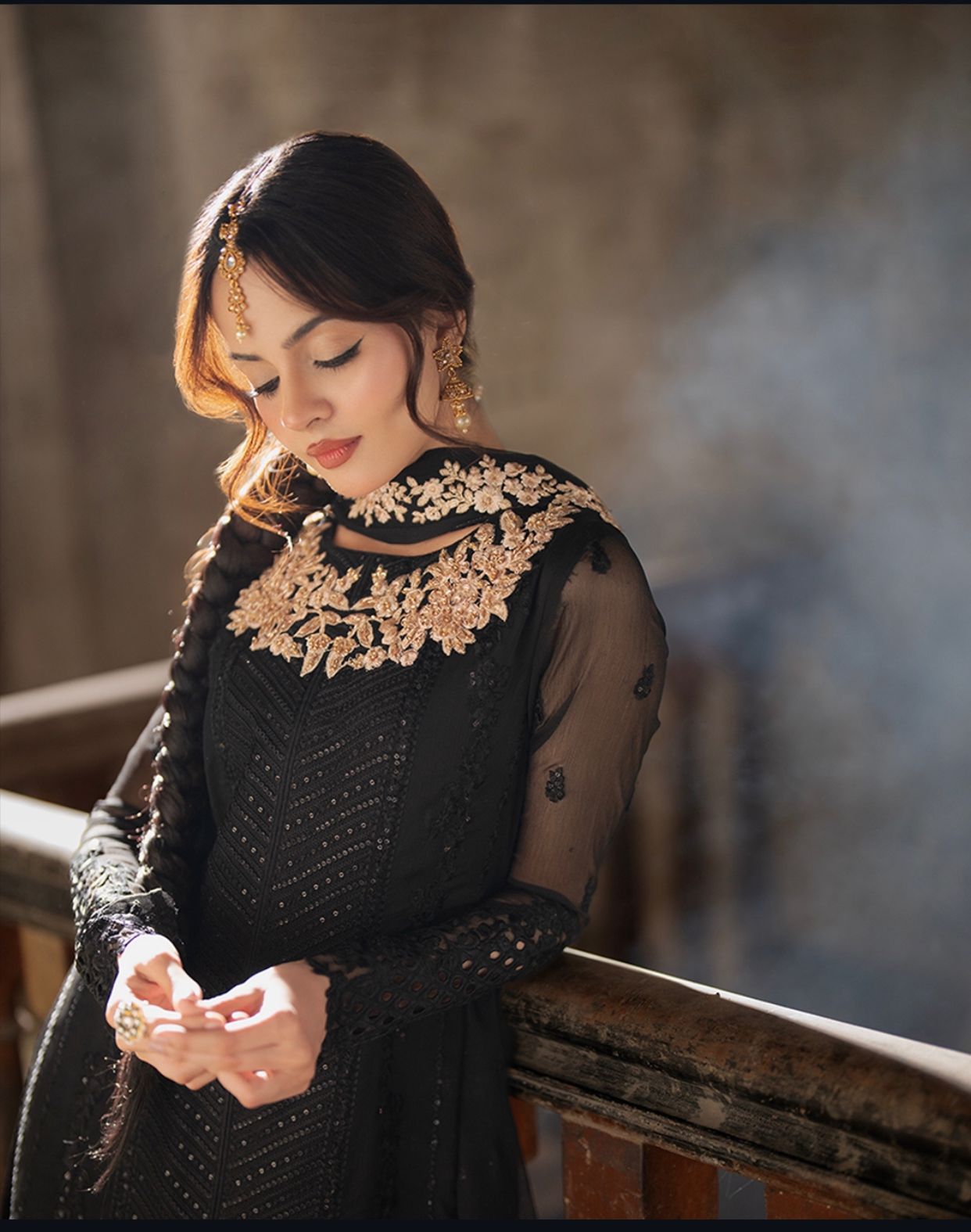 Azure Chiffon Embroidered Collection