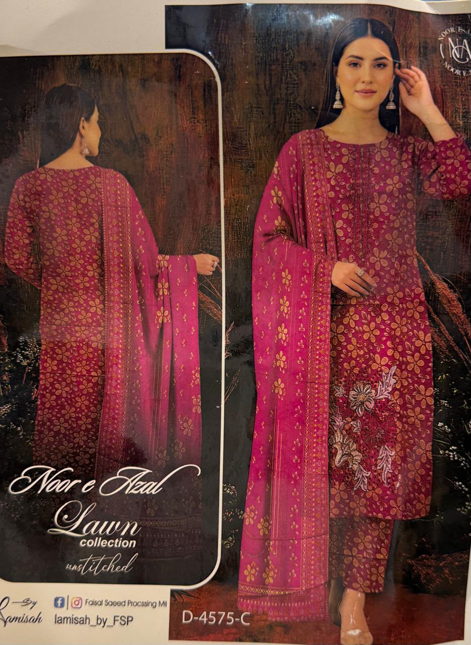 Noor e Azal Lawn 2026 Collection
