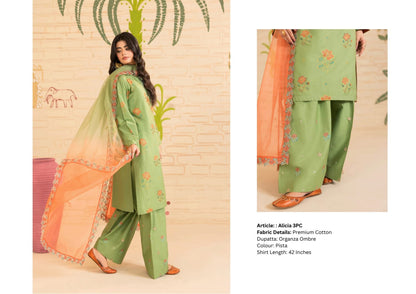 ZEENAT MOSHO PRET STITCHED COTTON CODES COLLECTION
