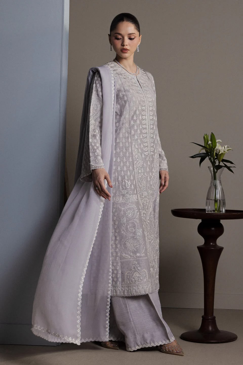 Zara Shajahan Egyptian Lawn Monal Lawn Dupatta
