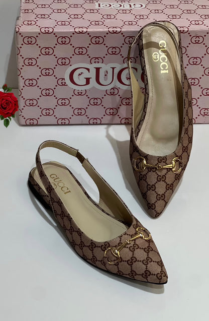 Gucci Chain Flat pumps