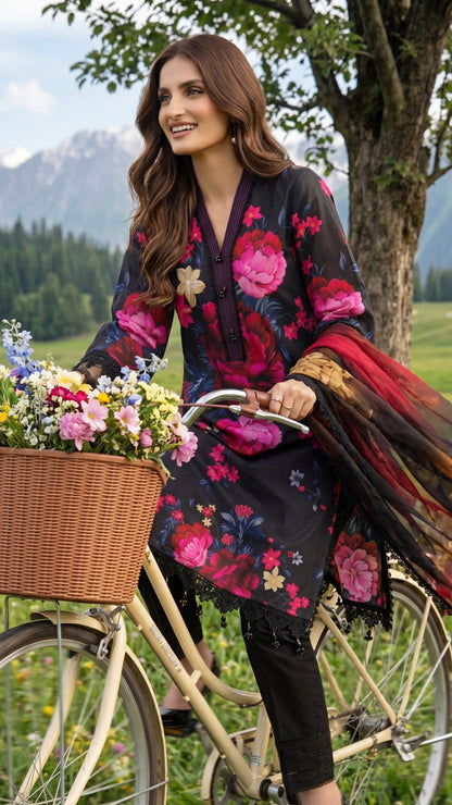 COLORS DIGITAL PRINTED LAWN CHIFFON DUPATTA EDITION