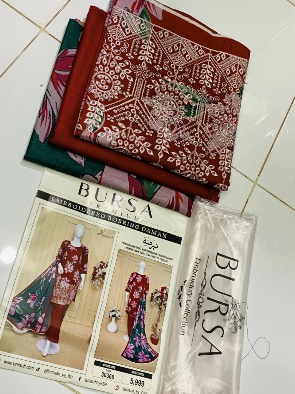 BURSA Daman Embroidered Collection