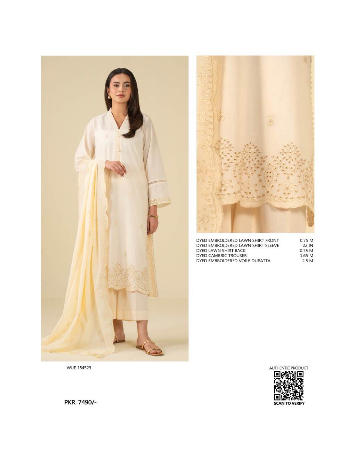BEENA BY BEYOND EAST Embroidered Unstiched 3 Pcs Lawn Collection